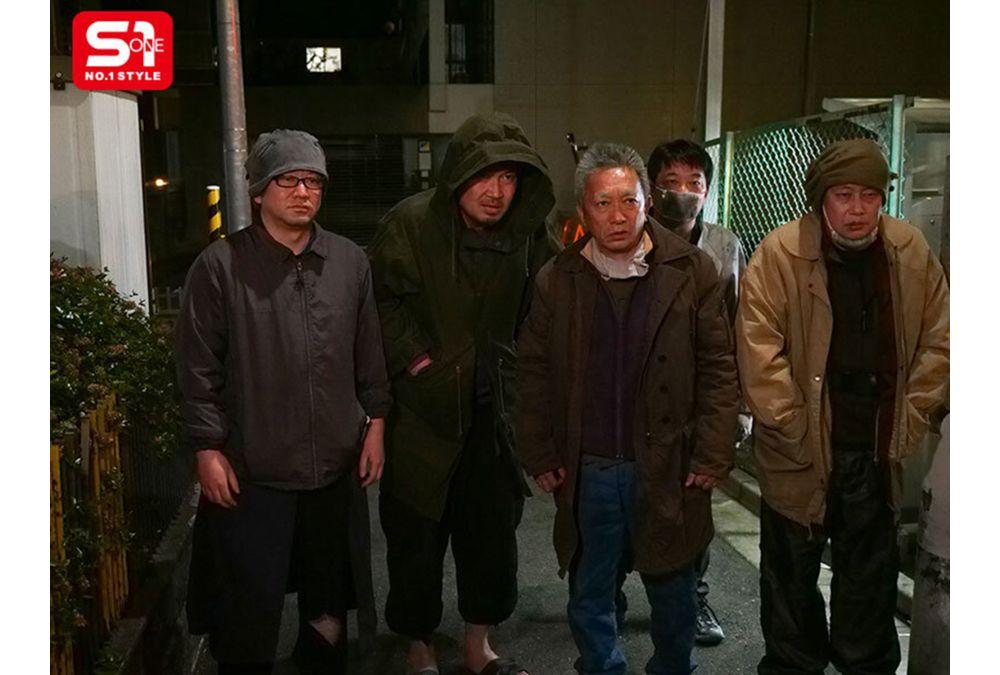 SONE-850 The End Of Minato Ward's 'Professional Girlfriend'... Public Bukkake Facial Girl In The Slums, Kaede Fua Screenshot 1