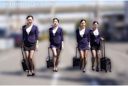 JUQ-900 Madonna Airlines, A Luxurious Collaboration Of Exclusive Hot Women. A Story Of A Married Flight Attendant In Black Glossy Pantyhose ~ A New Male Flight Attendant Is Given A Semen-squeezing Lesson With Adult Sex Appeal And Beautiful Legs In Tights ~ Screenshot