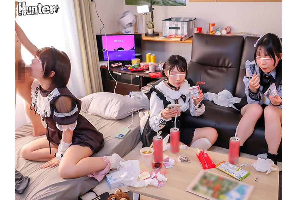 HUNTC-513 Before I Knew It, My Room Had Become A Hangout Spot For Runaway Girls With Their Own Problems! As Long As I Use A Condom, They Never Hate Sex And Never Complain! But They Don't Seem To Like It, So They Barely React! But When I Have Raw Sex With Them Without Permission, They Cum Over And Over Again With An Ahegao Face And Beg For Creampies! Screenshot 1