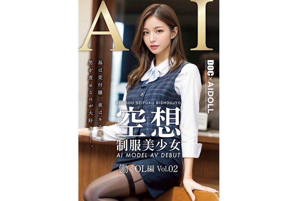 DAL-011 Fantasy Uniform Beautiful Girl AI MODEL AV DEBUT Working OL Edition Vol.02 Screenshot 1