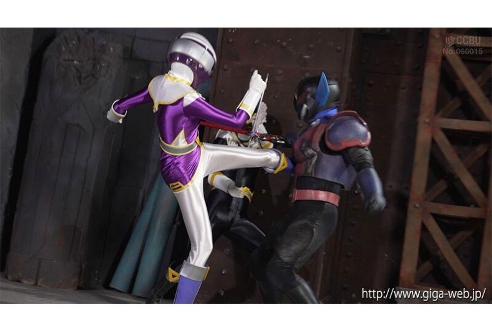 MSZ-32 Turning The Beloved Sentai Heroine Into A Servant EX: Tensho Sentai Wing Ranger - Female Commander Purple Wing - Yuri Kudo Screenshot 2
