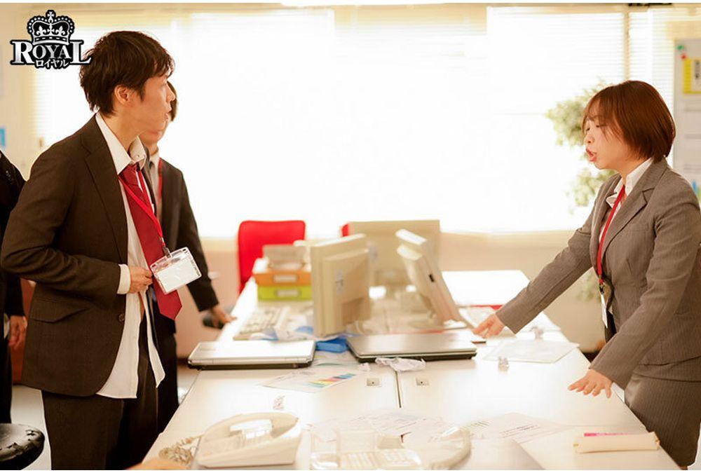 ROYD-299 When I Woke Up In The Morning, I Found A Female Co-worker In Her Underwear In My Room! She's Always Rude And Abusive, But I've Been Relying On Her... Shishido Riho Screenshot 3