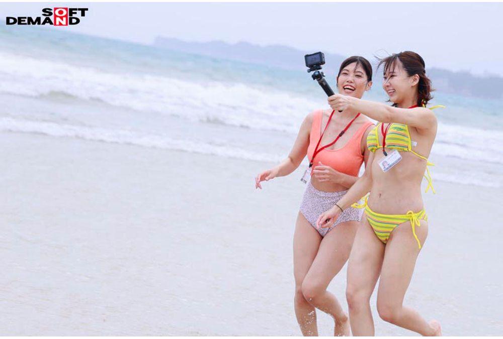 SDJS-348 "Please Hit Your Boyfriend's Dick!! In The Magic Mirror Van" SOD Female Employees, Four Summer ADs, Bravely Rehearse While Enduring Sexual Harassment Screenshot 1