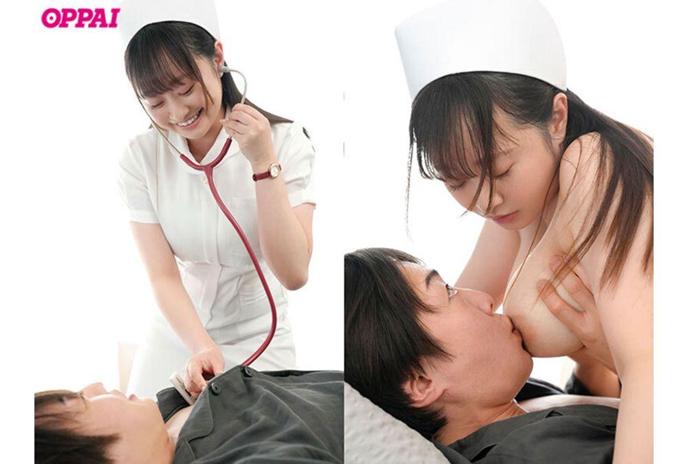 PPPE-400 A Big-breasted Nurse With An I-cup Bust Who Occasionally Does Sexy Photoshoots Behind Closed Doors At The Hospital Makes Her AV Debut! Yuno Harukawa Screenshot 1