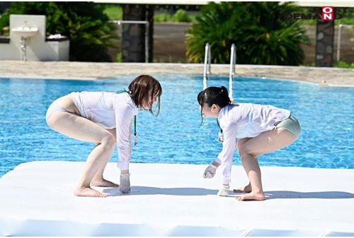 SDJS-099 Limited Selection Of New Employees Who Have Big Boobs And Are Very Cute, Selected By The Popularity Vote In The Company! Department Opposition! Blue Sky Swimming Tournament SOD Female Employee Screenshot