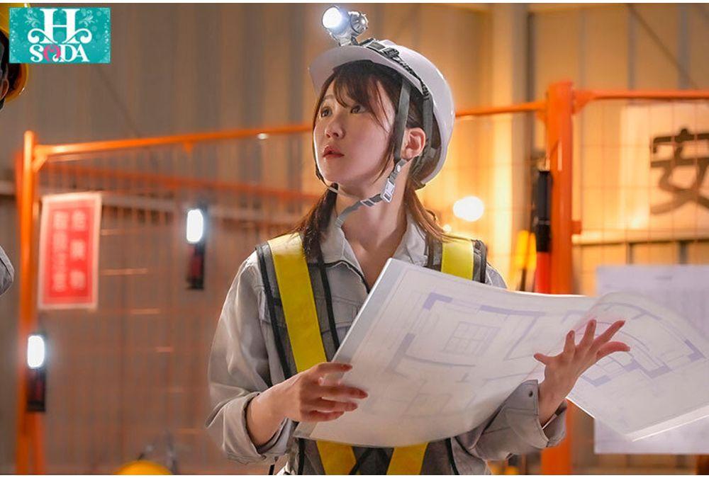 HSODA-096 A Single Dobojo Blooms At A Construction Site. ~When She Takes Off Her Clothes, Sweat, Pre-cum, And Squelching Sounds Begin To Flow~ Shiori Yorimoto Screenshot 2