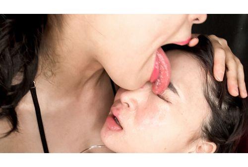 EVIS-513 Saliva Covered Face Licking Lesbian Kiss Screenshot