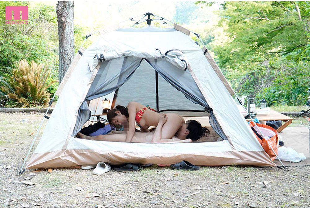 MIKR-129 Mirei Shirakawa Has Always Wanted To Do This! A Day-long, Sensual Camping Date With A Masochistic Guy, Where She Acts Like A Slut Anytime, Anywhere. Screenshot 1