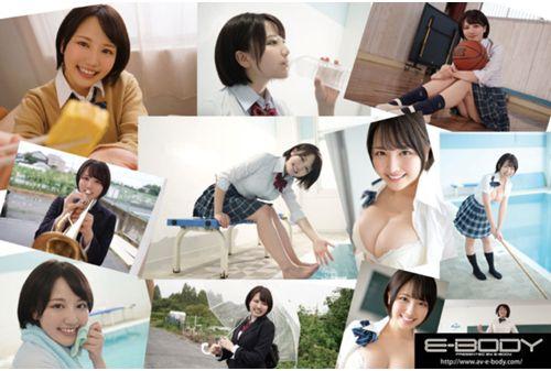 EBOD-964 The Cutest Girl In School Uniform With Short Hair.A Precocious F-cup Azu Amatsuki Exclusive AV Debut. Screenshot