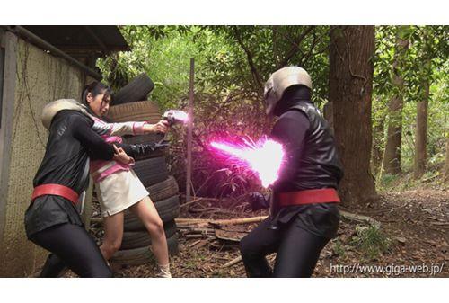 GHNU-52 Heroine Hunting Holy Treasure Sentai Jewel Pink Kuraki Shiori Screenshot