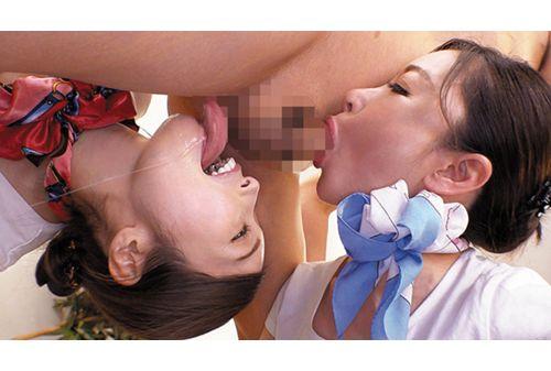 DNJR-057 Amazing Anaconda Tongue! Lower Body 3 Points Blame W Slut Yumika Saeki Nanao Nakano Screenshot
