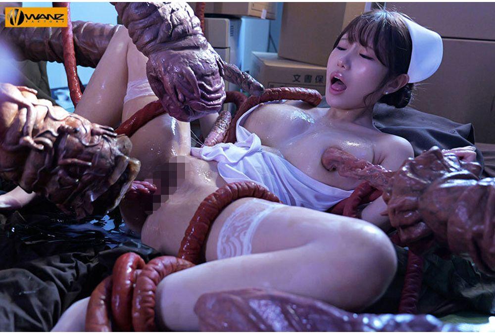 WAAA-646 Tentacle Ring Rape Ward, Cumshot On Heterogenitals, Internal Ejaculation, Fertilization By A Lustful Beast, Rin Suzunoya Screenshot 2