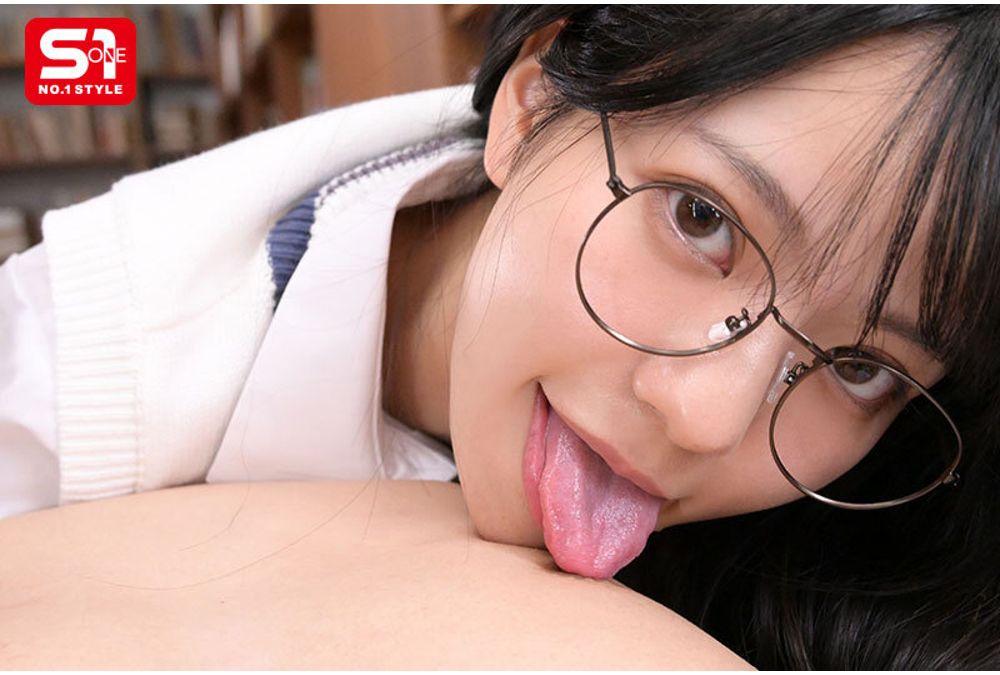 SNOS-118 When You Find Yourself Alone With A Literary Girl Who Looks Pure But Has A Penchant For Erotic Fantasies... She Whispers Dirty Words Into Your Ear And Makes You Get A Strong Erection. Kokoro Asano Screenshot 1
