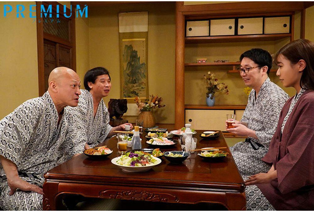 PRED-805 A Hot Spring Resort On A Business Trip That Turned Into A Pregnancy Room - Greedy Old Men From A Business Partner Pump Their Bodies With Their Lustful Creampies Until The Morning... Entertainment Orgasm Gangbang Mizuki Aono Screenshot 3