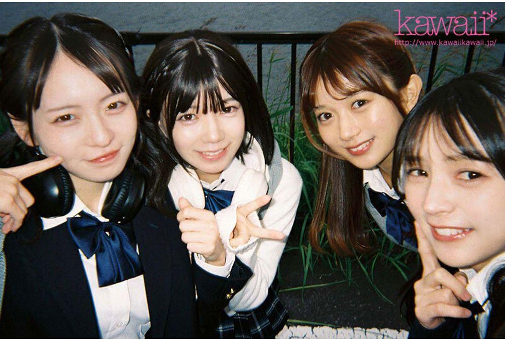 CAWD-960 A Group Of Four High School Girls From A Tokyo Metropolitan Coeducational School Who Go Home After School Break The Rules. Karin-chan, Meisa-chan, Yuna-chan, And Itsuki-chan Screenshot 5