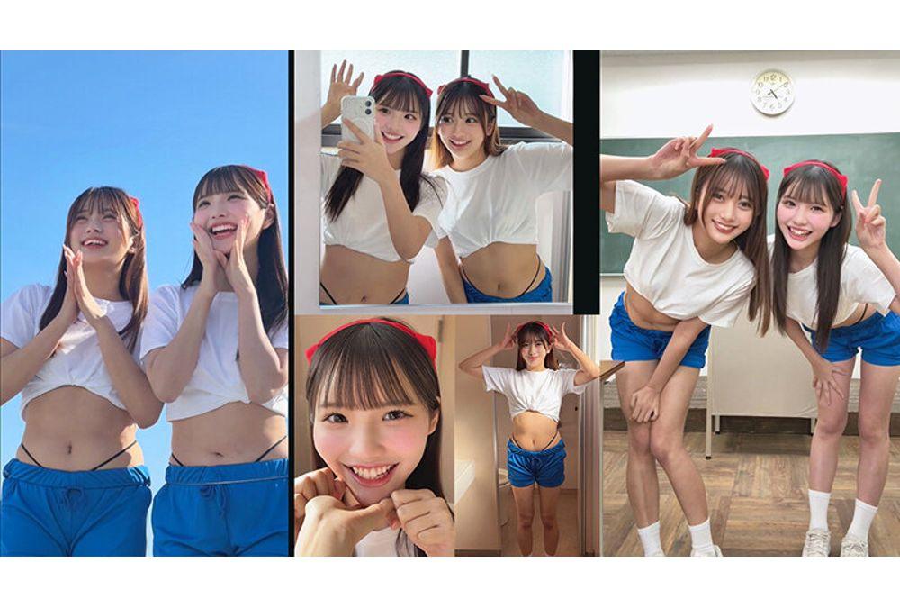 DSAM-010 Sports Festival Double Slut Harem: I Was Sandwiched Between Two Free-spirited, Hot, Beautiful Girls And Had My Semen Repeatedly Extracted, Resulting In The Best Memory Of Winning The Competition Alone. Screenshot 3