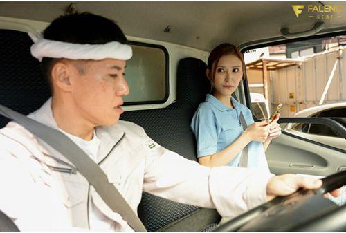 FNS-024 A Young Wife, Ranran Fujii, Is Penetrated In A 3P By Experienced Drivers In The Transportation Industry, Who Penetrate Her Deep Throat And Vagina. Screenshot 2