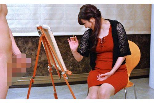 DOKI-012 A College Student Appreciates Senzuri While Drawing! Screenshot