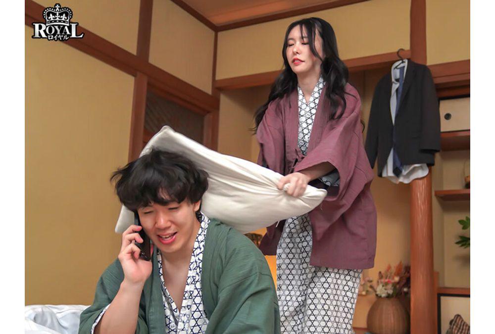 ROYD-280 When I Woke Up In The Morning, I Found A Junior Female Employee In Her Room With Her Yukata Open! She's Always Rude And Rude, But I've Been Relying On Her... Kuroshima Rei Screenshot 9