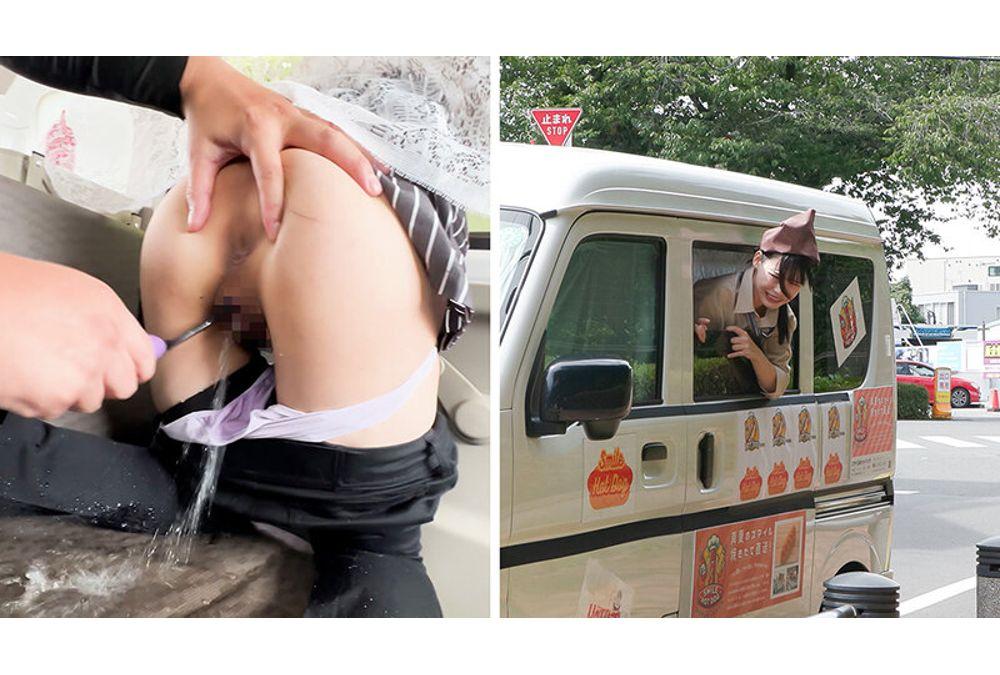 SGKI-071 Popular AV Actresses Take On The Challenge! Sell Hot Dogs While Squirting In The Ikasare Stall! Aizuki Himari Kosaka Himari Screenshot 3