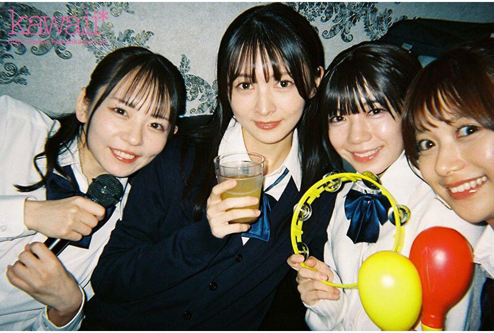 CAWD-960 A Group Of Four High School Girls From A Tokyo Metropolitan Coeducational School Who Go Home After School Break The Rules. Karin-chan, Meisa-chan, Yuna-chan, And Itsuki-chan Screenshot 8
