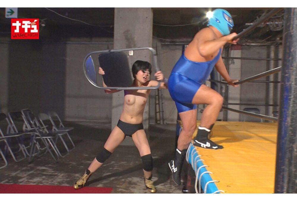 NHDTC-237 Flat-chested Girl's Men's Swimsuit Challenge Meeting During A Pro Wrestling Match, A Big Dick Wrestler Finds Out I'm A Girl And Panics, Letting Me Cum Inside Him... What's Wrong With Me?! Screenshot 10