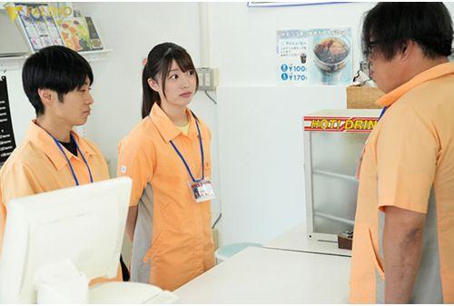 FNS-011 My Favorite Slender Ponytailed Girlfriend At The Convenience Store Where I Work Part-time Has Been Seduced By The Nasty Store Manager And Turned Into A Submissive Meat Masturbator For Pleasure. Yoshizawa Ria Screenshot 3