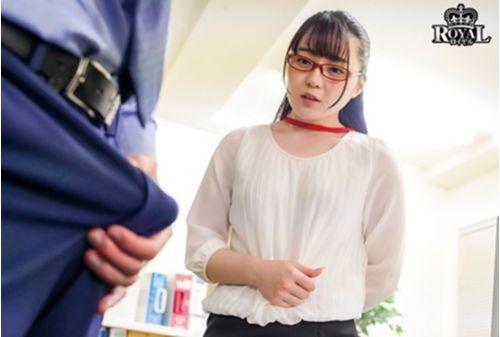 ROYD-042 Only I Know. A Female Employee With Neat And Clean Glasses, The Secret Of Being A Super Moody Nympho With Fair-skinned Huge Breasts Rina Takase Screenshot