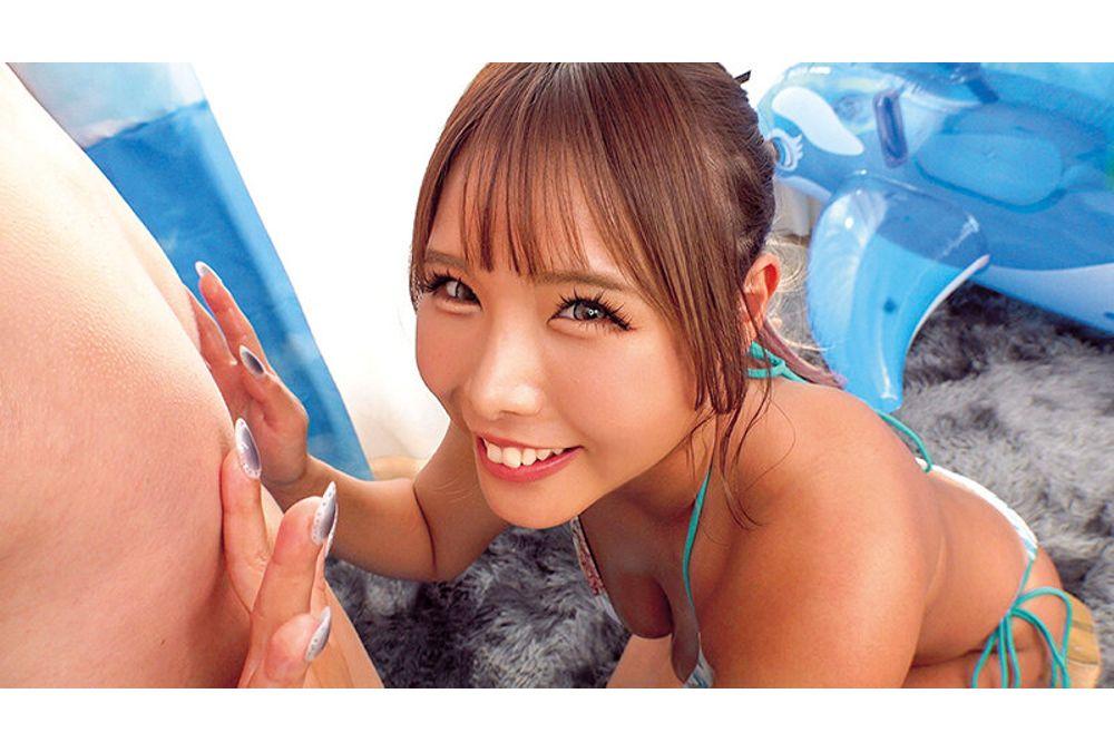 NGHJ-071 On Shonan Beach, A Dazzling Busty Bikini Girl Gives A Premature Ejaculation Virgin With A Huge Cock, Making Him Ejaculate Repeatedly In A Continuous Cumming Festival. "It's So Big! You're Incredibly Potent!" Her Eyes Gleam With Lust As She Gazes At The Virgin's Cock Spurting Out! "It's Okay If I'm Your First, Let's Put It In." A Celebratory Raw Sex Scene. Screenshot 5