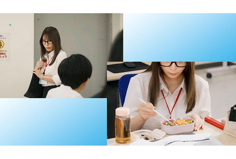 HEZ-840 My Honest, H-Cup Busty Subordinate Is Addicted To My Big Dick And Middle-Aged Man, And We're Having Sex Until We Can't Stop, Whether It's At Work Or Anywhere, Sakura Tsukishima, 27 Years Old Screenshot 3