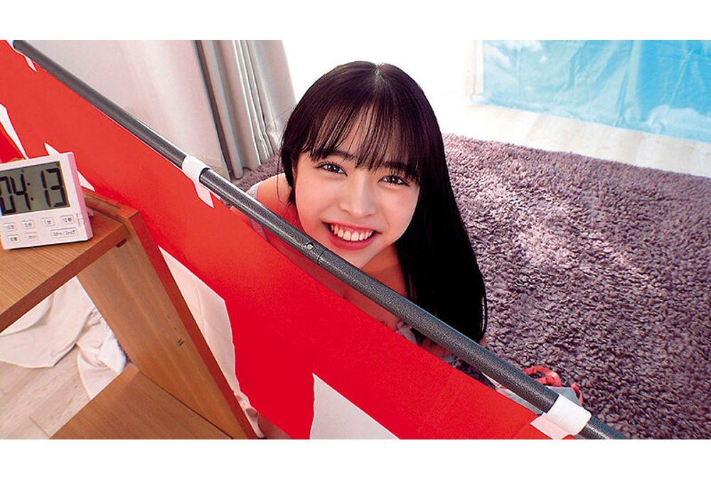 NGHJ-048 An Innocent Amateur Girl Takes On The Thrilling And Extreme Bikini Changing Challenge, But When The Time Runs Out, She's Fucked Raw And With A Huge Cock! Even After Cumming, The Huge Cock Keeps Pounding Her Until She Reaches Multiple Orgasms And Cums Inside Her! Screenshot 9