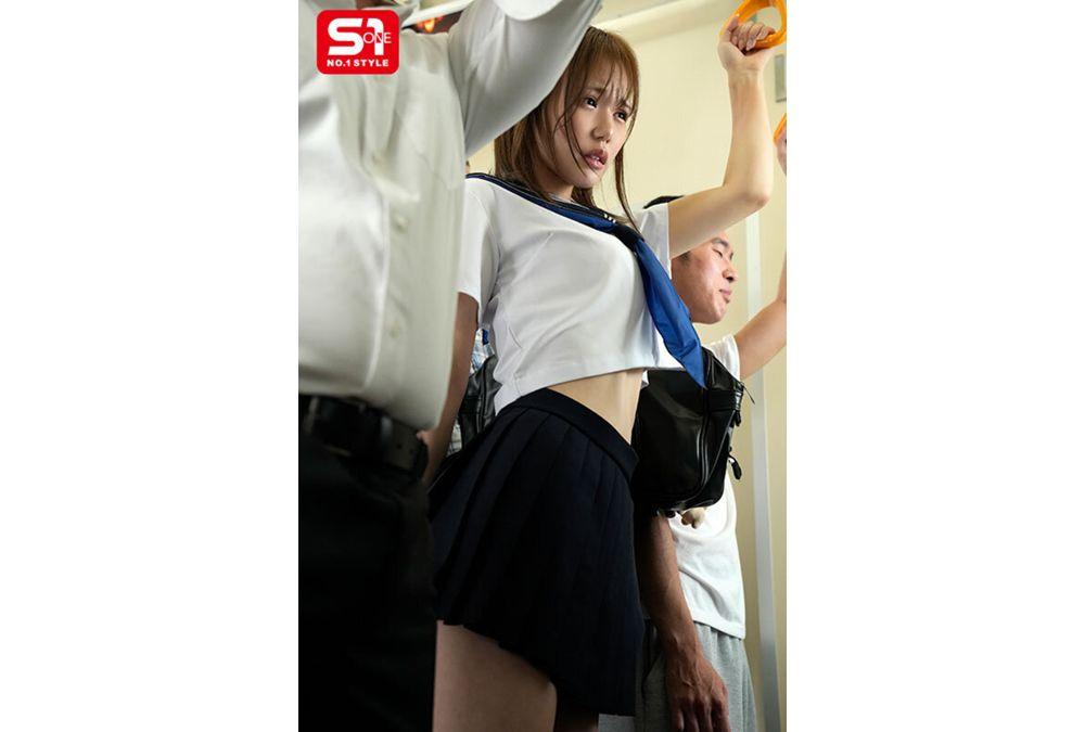 SNOS-146 Watanabe Hono, Whose Unusually Long Limbs Peeking Out From Her Uniform And Her Extraordinary 170cm Height Are Exposed To Molestation In Public Screenshot 4