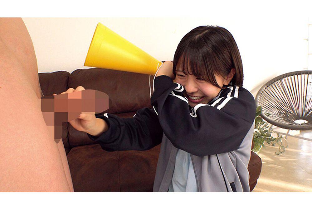NGHJ-058 With All Her Heart And Soul! A Cheerful And Smiling Sports Club Manager Who Sends Power To Everyone Wholeheartedly Supports A Virgin Boy's Masturbation! An Unforgettable Live First-time Experience Special! Screenshot 6