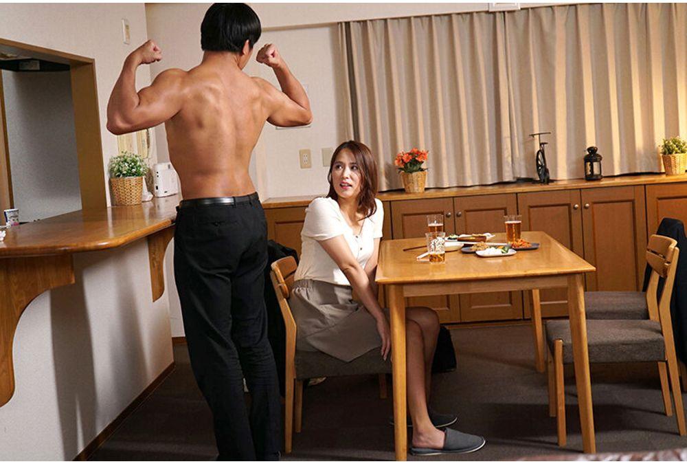 JJDA-068 A Wife Seduced By Her Husband's Colleague. Fascinated By The Muscular, Muscular Man He Trained At The Gym. Miho Tono Screenshot 4