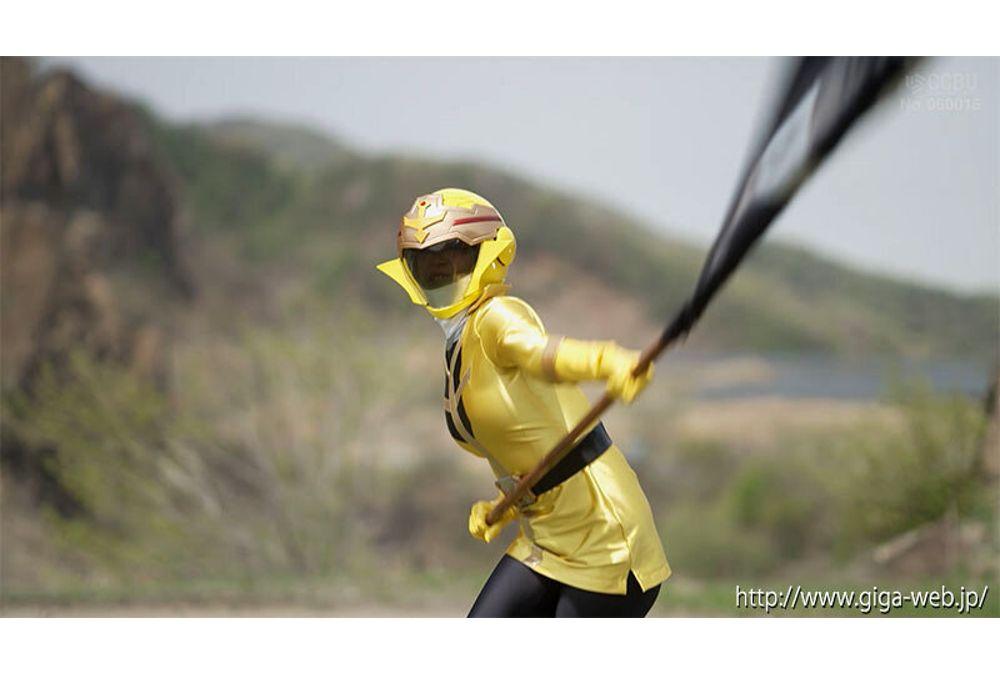 SPSF-55 Sentai Heroine Action Pinch ~ Fallen Star Sea Squadron Kaiser Five Kaiser Yellow [Action Pinch Arc] Moa Wakatsuki Screenshot 6