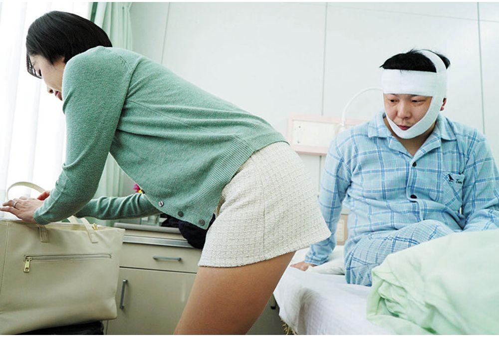 JJDA-076 My Classmate's Wife Came To Visit Me In The Hospital, Where I Had Been Accumulating A Lot Of Stress. Screenshot 10