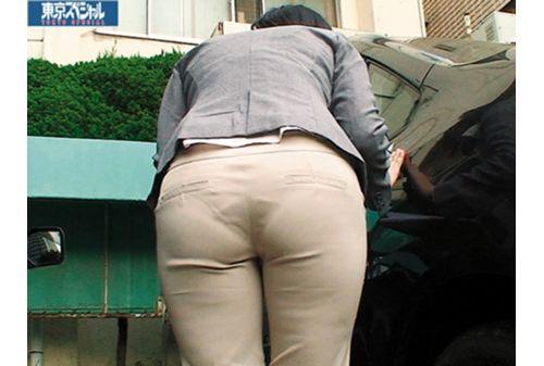 TSP-343 Tokyo Special Tokyo Street Corner OL Tracking!Pitch Pitch Ass Pants Suit!Panty Line Voyeur 83 People Screenshot