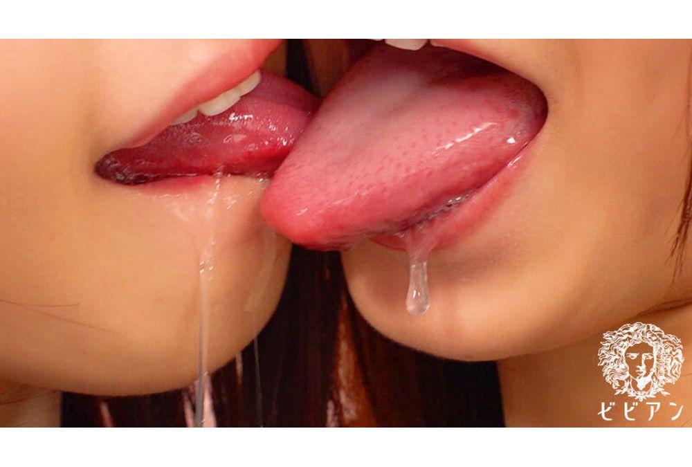 BBSS-100 4 Hours Of Super Saliva-Covered Lesbian Kissing Sex Where They Devour Each Other's Saliva Screenshot 3