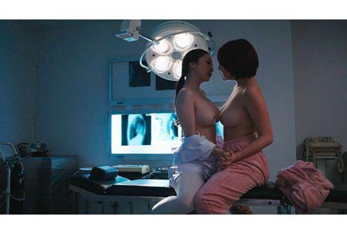 BOKO-022 The Pressure Of The 'tit Fuck' Where The Breasts Are Sandwiched Between The Breasts Is Very Exciting! A Week Of Breast-feeding Between A Busty Nurse And A Busty Patient Until Discharge Kasumi Tsukino And Azu Amatsuki Screenshot 7