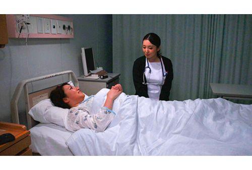 BOKO-022 The Pressure Of The 'tit Fuck' Where The Breasts Are Sandwiched Between The Breasts Is Very Exciting! A Week Of Breast-feeding Between A Busty Nurse And A Busty Patient Until Discharge Kasumi Tsukino And Azu Amatsuki Screenshot 8