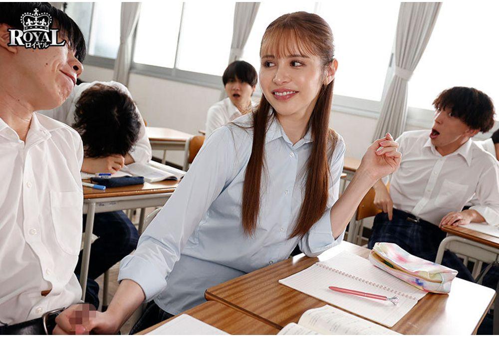 ROYD-300 When He Gets Horny, He Gets Forced To Cum Inside Anywhere In The School! 99% Of The Country Boys Are Horny Transfer Students Who Eat Up Adolescent Dicks At School. Amane Michelle Screenshot 2