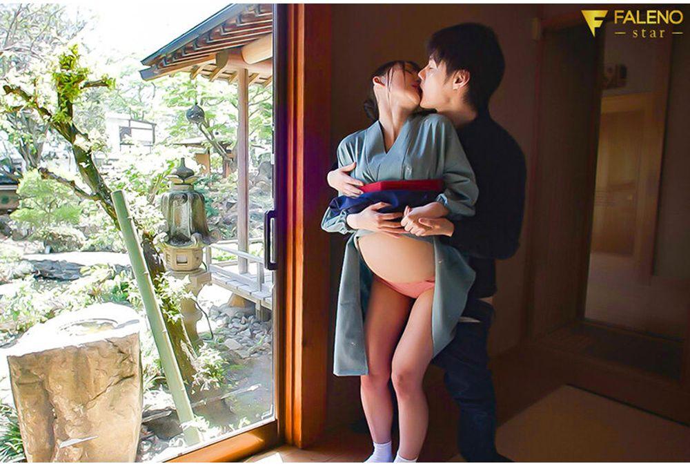 FNS-101 A Maid Who Secretly Seduces Her Husband Who Came On Honeymoon To Have A Baby With Dirty Talk And Has Sex With Him - Momo Misono Screenshot 4