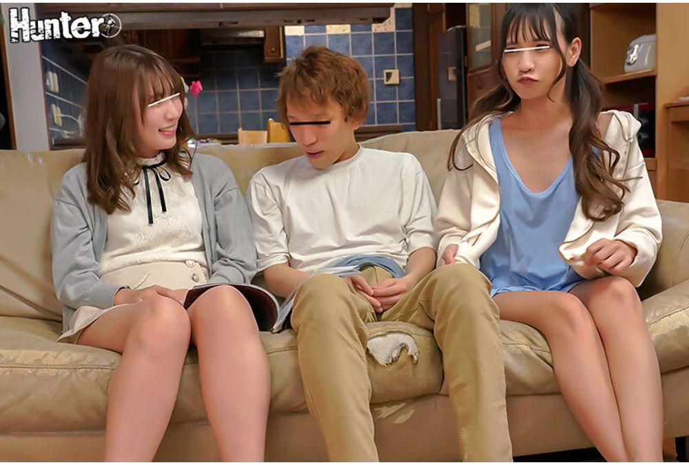 HUNTC-140 "I Don't Feel Anything At All From Normal Sex With My Boyfriend!" A Perverted Little Sister Who Doesn't Get Excited Unless She Cuckolds Her Beloved Older Sister's Boyfriend! Screenshot 6