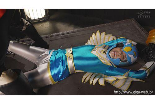 SPSC-42 Sexual Spirit Injection! Nakadashi Mask Tensho Sentai Wing Ranger Blue Wing Blue Bird With Plucked Wings Sengoku Monaka Screenshot