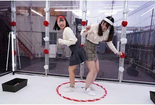 DVMM-234 College Girls Showdown Between Best Friends! MM-go Athletic Meet In The Magic Mirror [Big Ass Sumo/pussy Tug-of-war/face-sitting/ball-rolling/vaginal Weightlifting/mouth-only Condom Race] If You Lose, You'll Have To Get A Big Dick In Front Of Your Best Friend! Screenshot 6