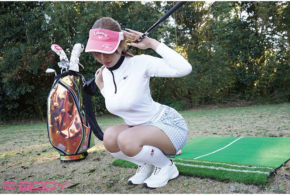 EBWH-339 The Seemingly Easygoing, Slutty Golfer Has A Body That's Too Tight! When The Coach Tried To Make A Move, He Was Defeated By The 172cm Tall, Sexually Powerful Athlete's Incredible Hip Movements, Resulting In A Complete Defeat For The Coach. - Hitomi Kiyomiya Screenshot 8