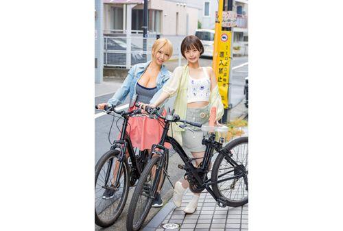 SGKI-015 Popular AV Actress Takes On The Challenge! Peeing, Squirting, Orgasming On A Bicycle In The City! Tsukino Luna Oto Alice Screenshot