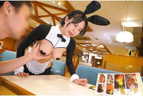 SVSHA-016 Shame! Even My Breasts, Vagina And Butthole Were Seen...I Work Part-time At A Family Restaurant With A Daily Wage Of 80,000 Yen But A Reverse Bunny Uniform! 3 Screenshot