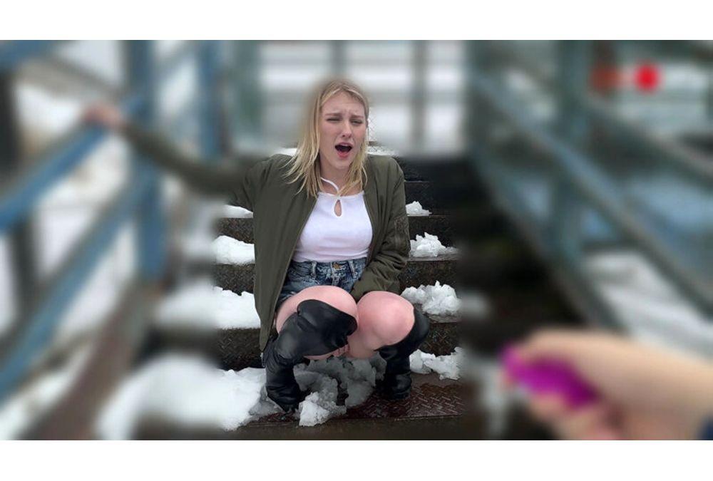 SORA-616 Vulgar Pussy Turned Into A Small Pussy - A Shameful Remote Vibrator - Japanese Electric Entertainment "Edgeplay" Makes A Woman Climax And Piss Herself Over And Over Again - Melody Hina Marks Screenshot 10