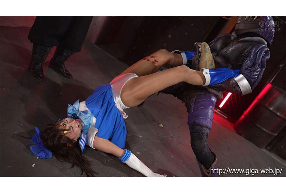 THZA-05 Super Heroine In Desperate Situation!! Vol.105 Beautiful Girl Love Warrior Sailor Aquas Honoka Ashina Screenshot 9